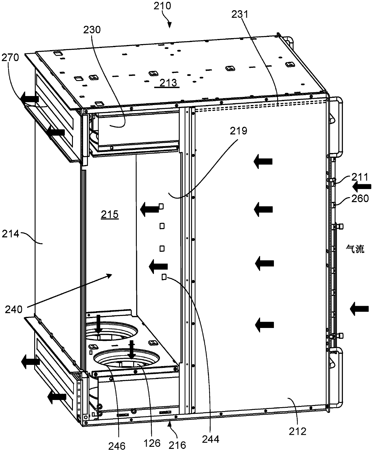 Blower tray