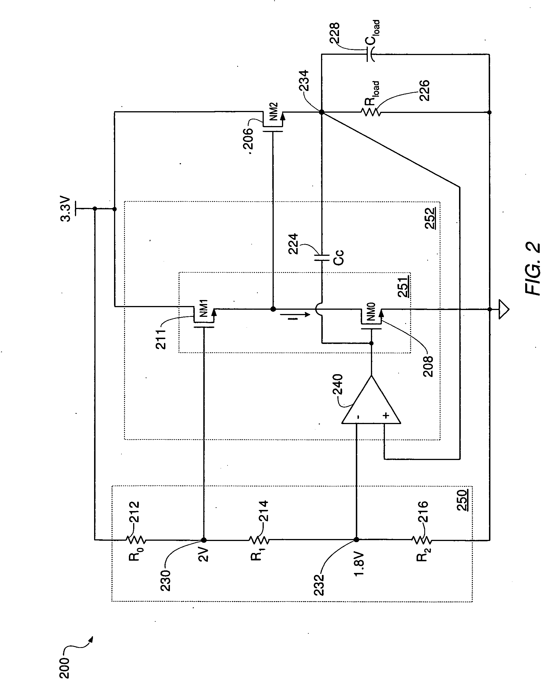 Voltage regulator with inherent voltage clamping