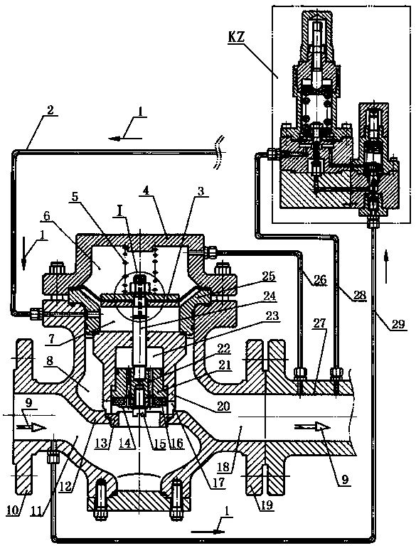 self pressure loaded regulator