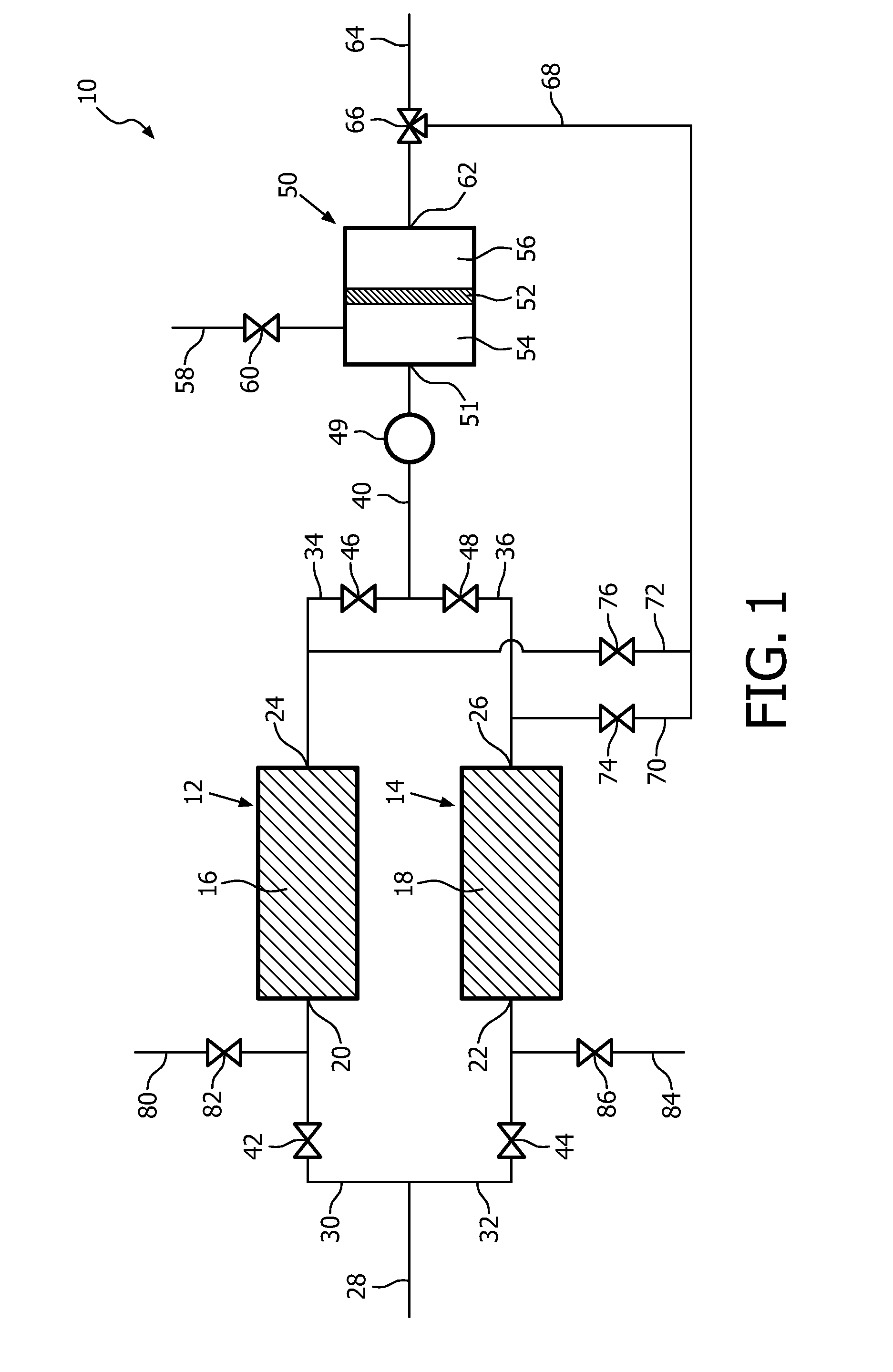 Method and arrangement for generating oxygen