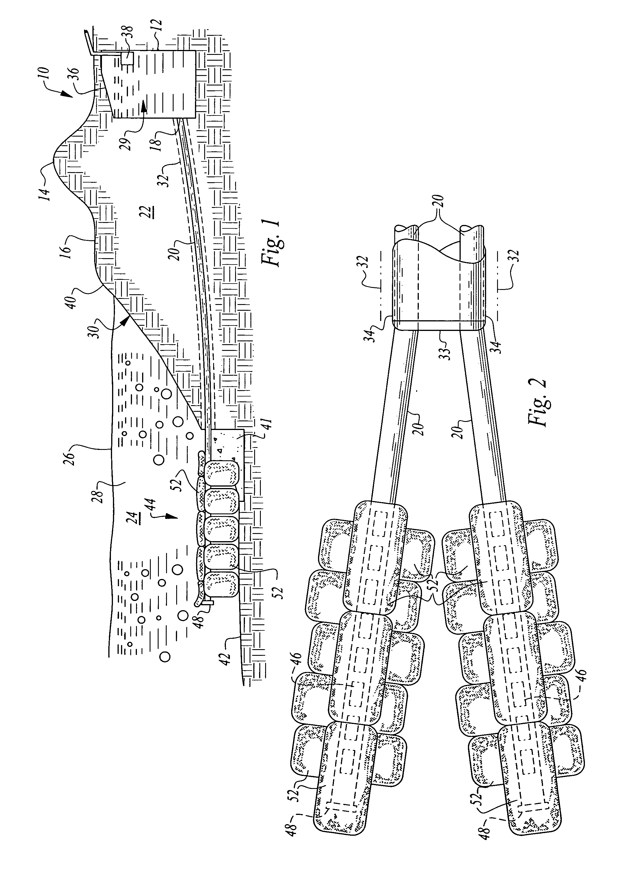 Method for constructing a synthetic infiltration collection system