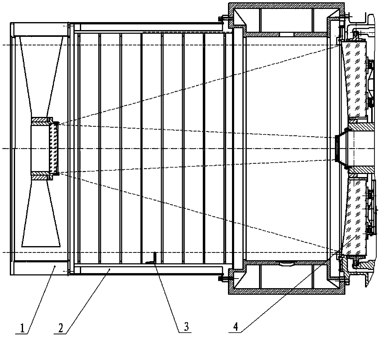 Optical efficiency detection method for reflecting surface of primary mirror of large-aperture photoelectric telescope