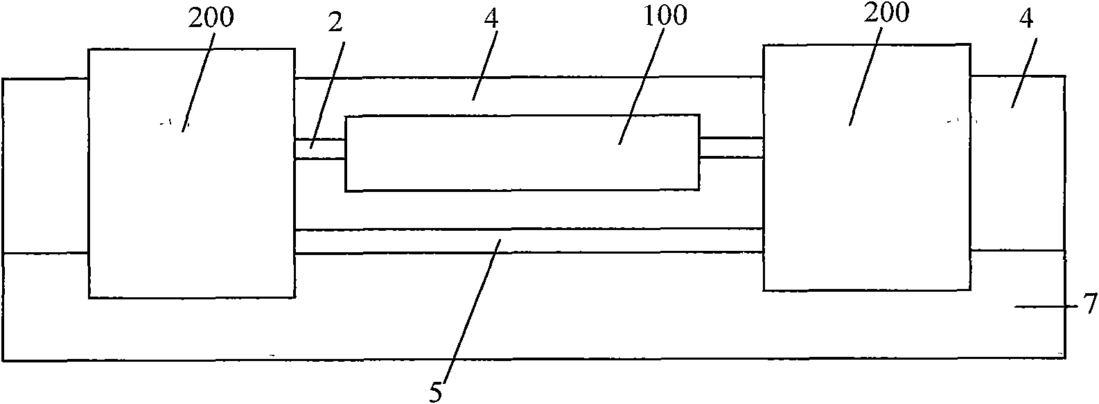 Nonvolatile semiconductor photorefractive memory structure