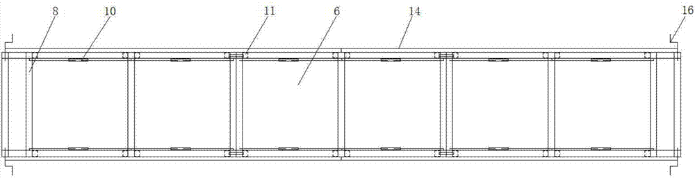 Sloping roof fabricated slip form device