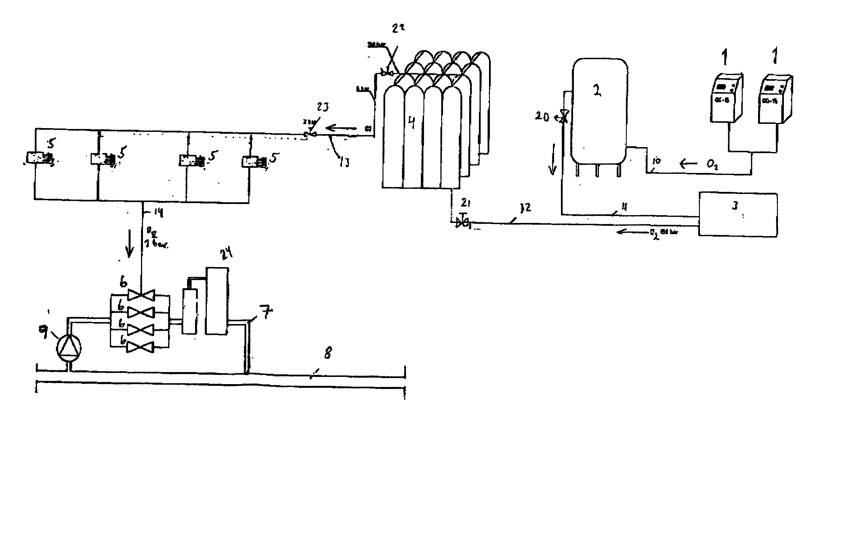 Method and apparatus for treating/disinfecting ballast water in ships