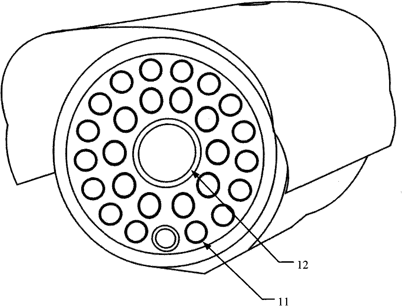 Infrared lamp irradiator