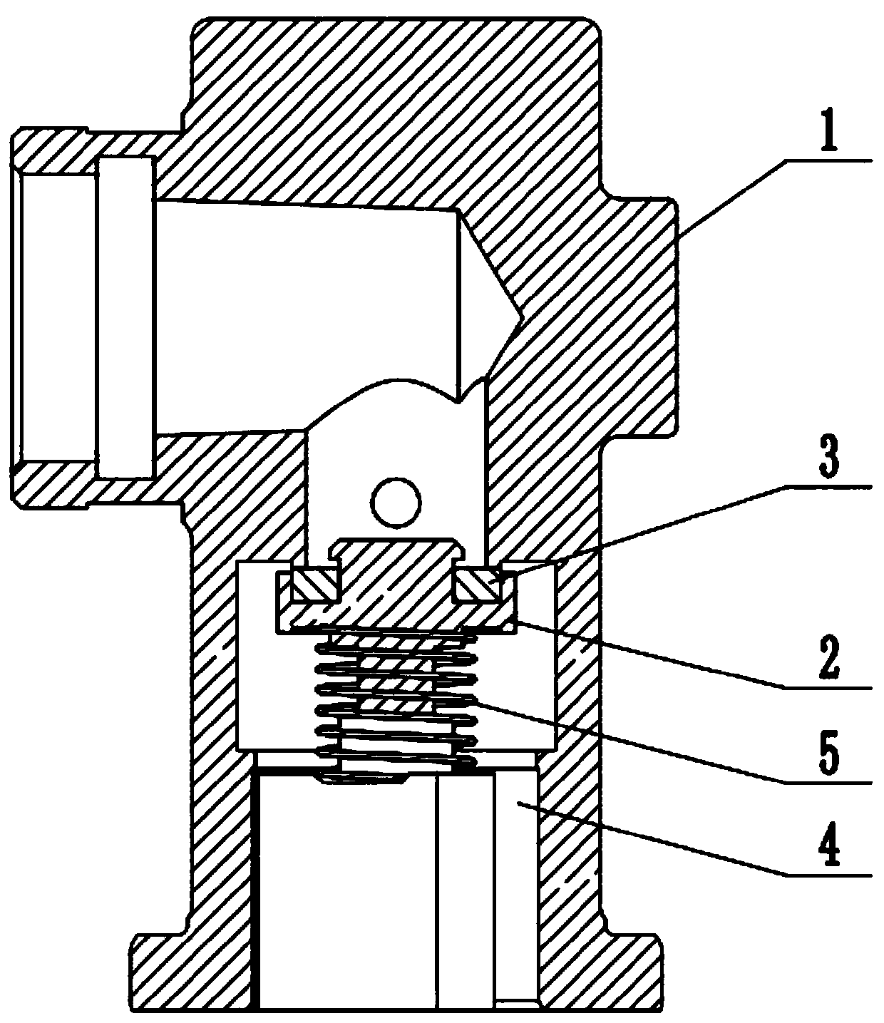 Medium pressure air inlet valve