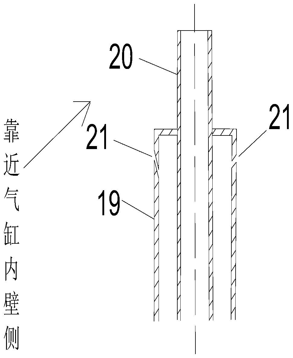 Electric control piston oil injection cooling system and working method thereof