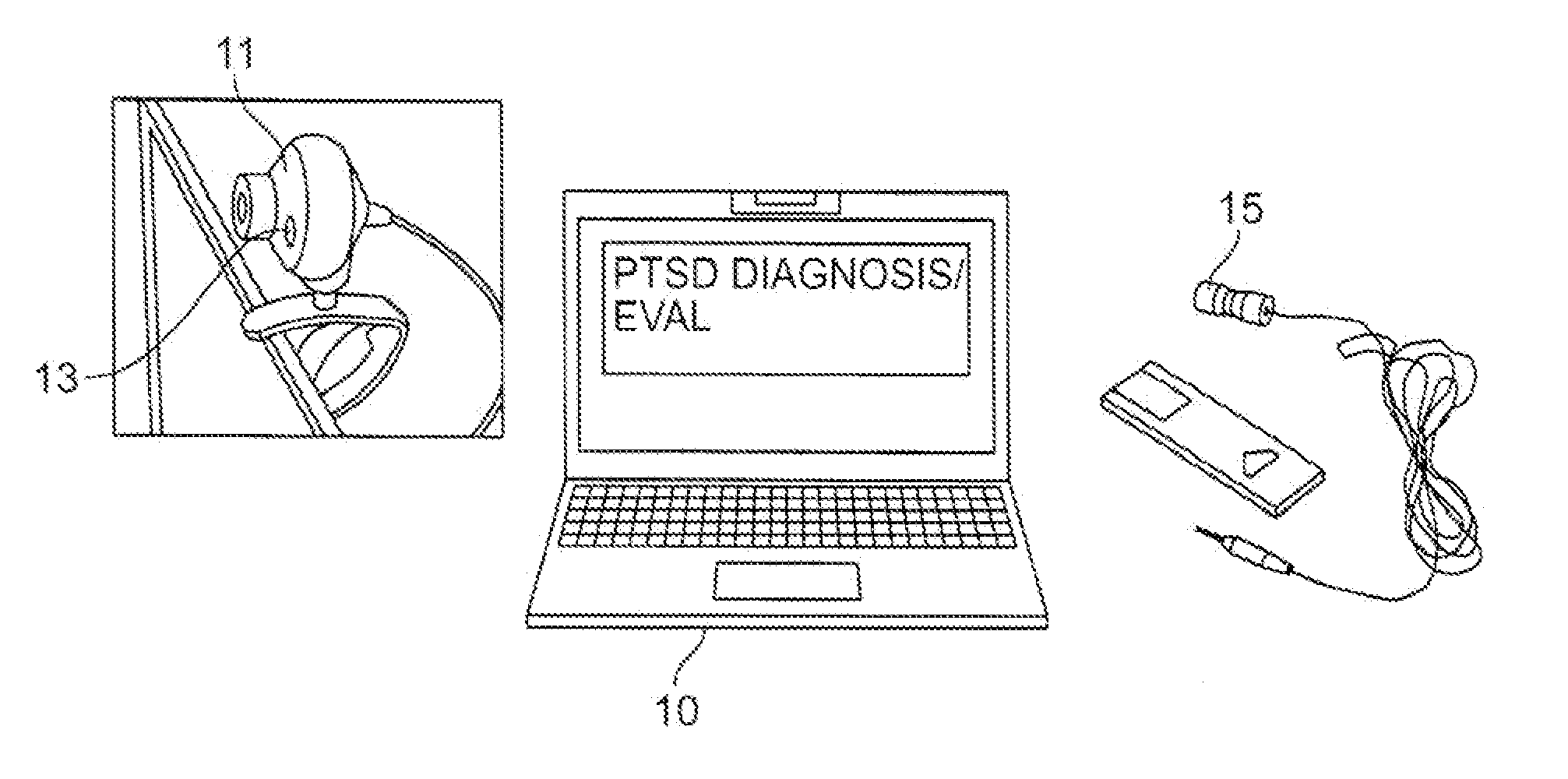 System and Method for the Biological Diagnosis of Post-Traumatic Stress Disorder: PTSD Electronic Device Application