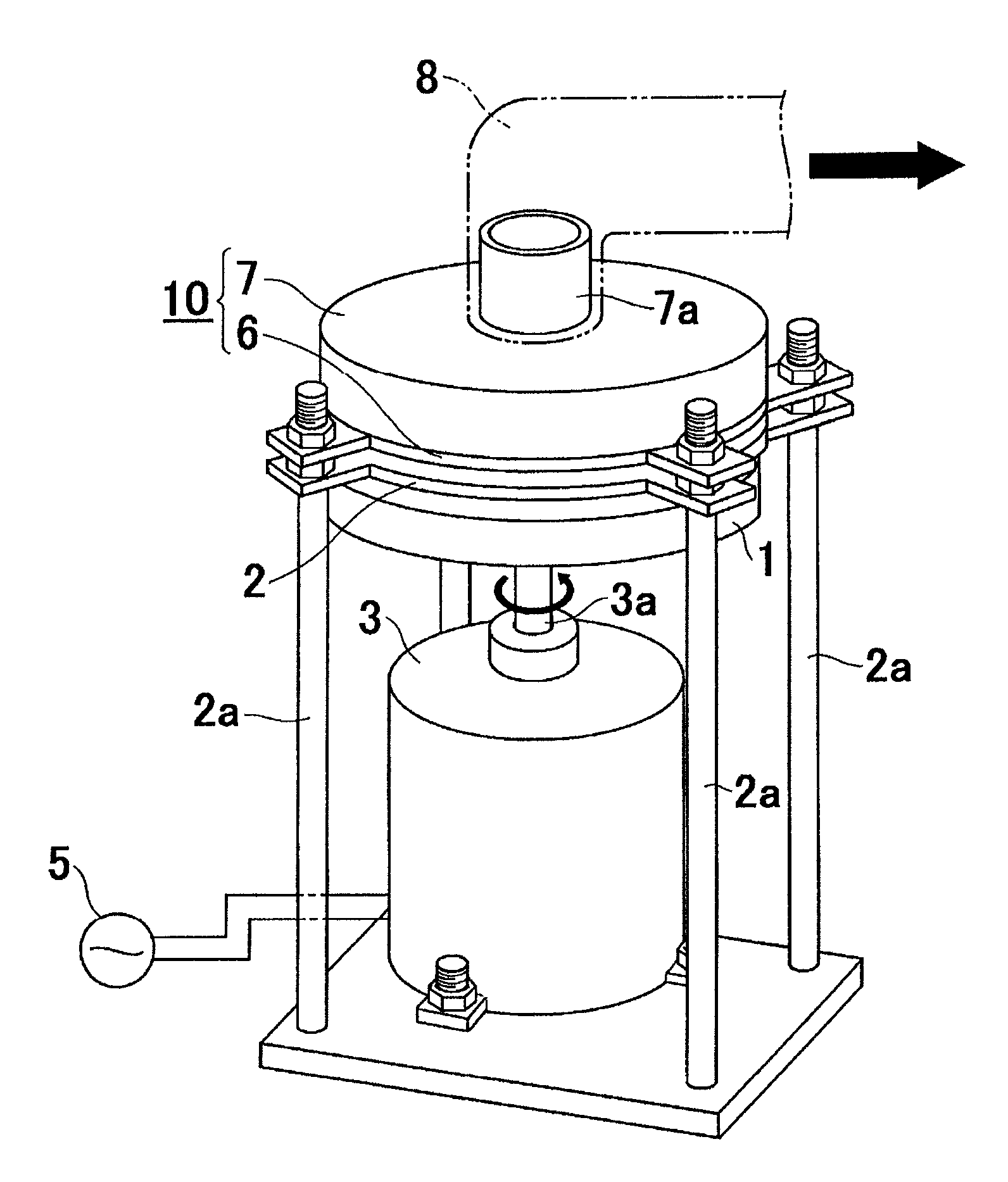 Electromagnetic induction type heating device, hot air generating device and electrical power generating device