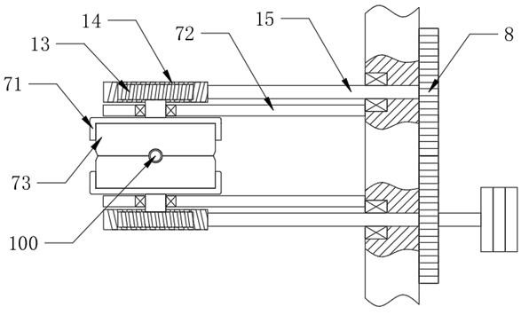 Winding equipment with decontamination function for metal wire drawing process