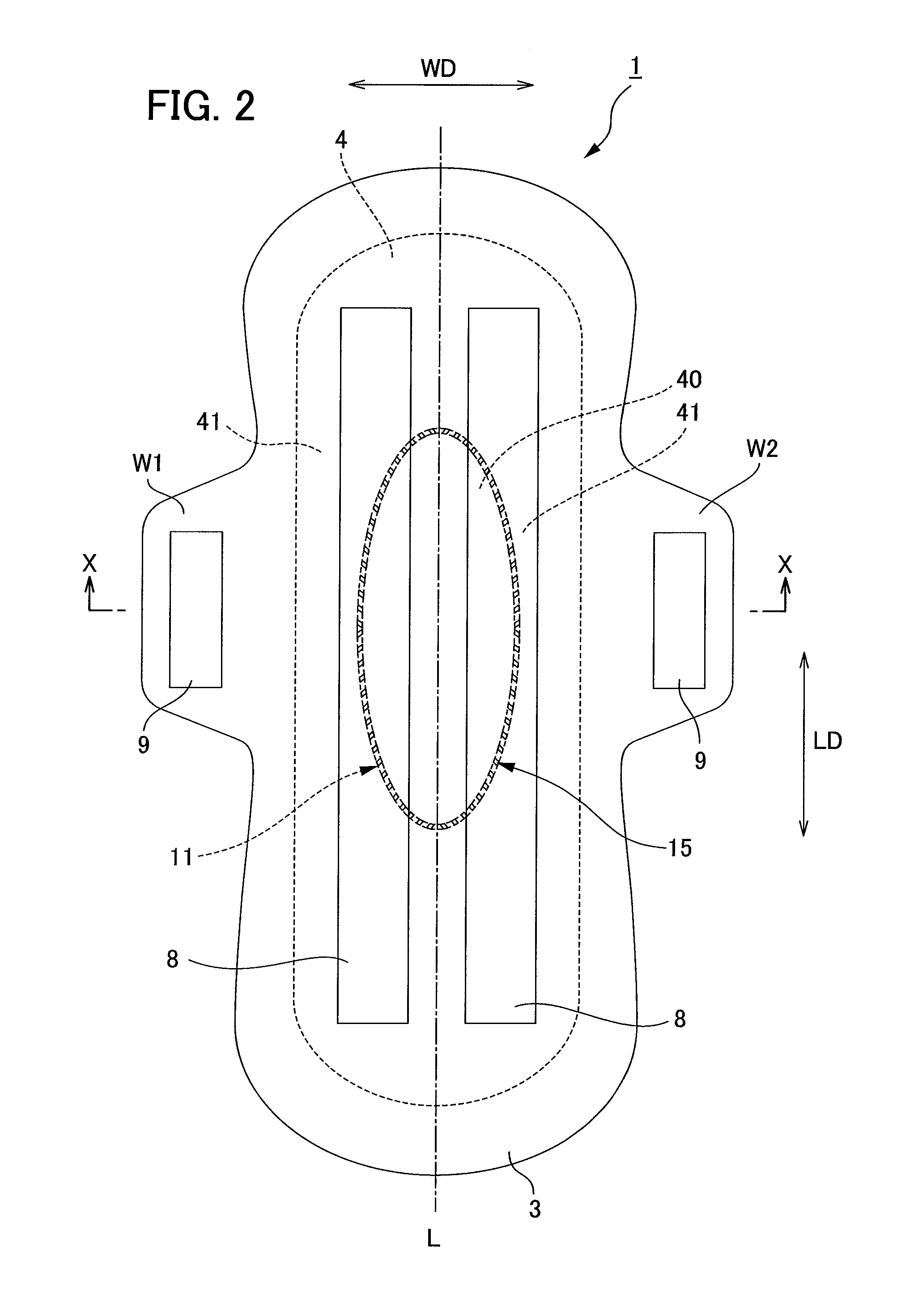 Absorptive article and method of producing the same