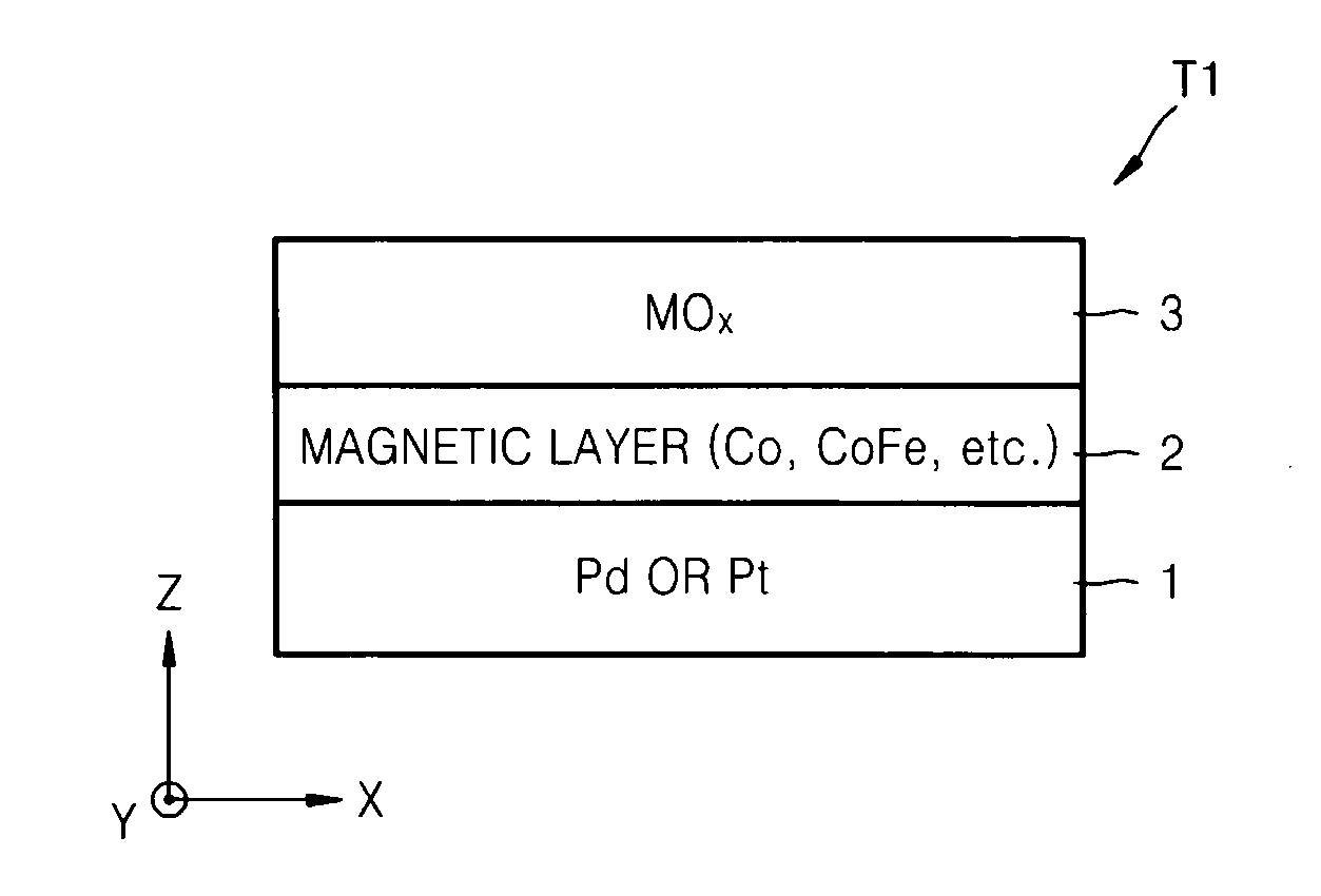 Tracks including magnetic layer and magnetic memory devices comprising the same