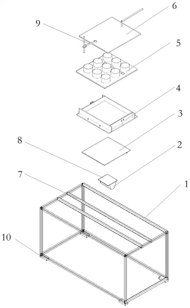 A kind of pavement panel manufacturing equipment and method for manufacturing composite block pavement panel by the device