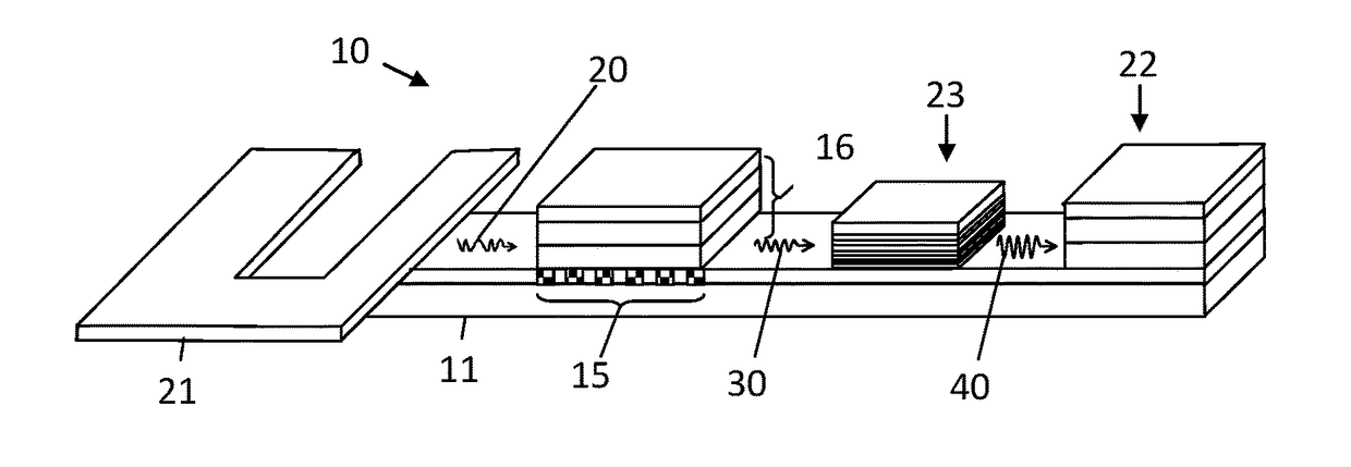 Tunable Magnonic Crystal Device and Filtering Method