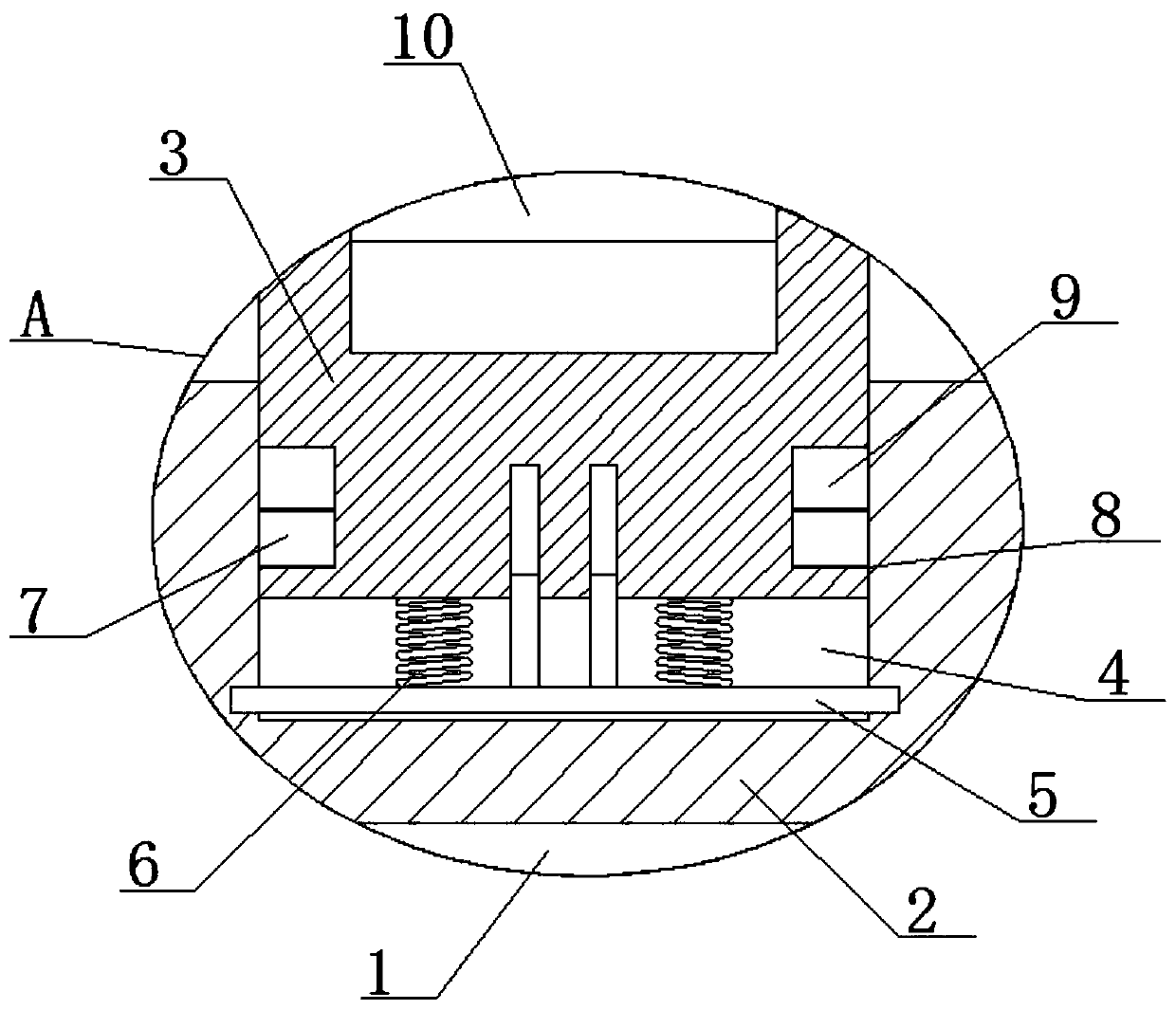 Nursing floor-type heating lamp