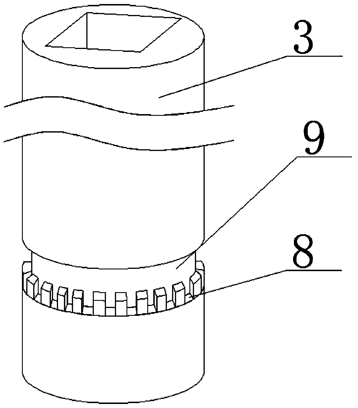 Nursing floor-type heating lamp