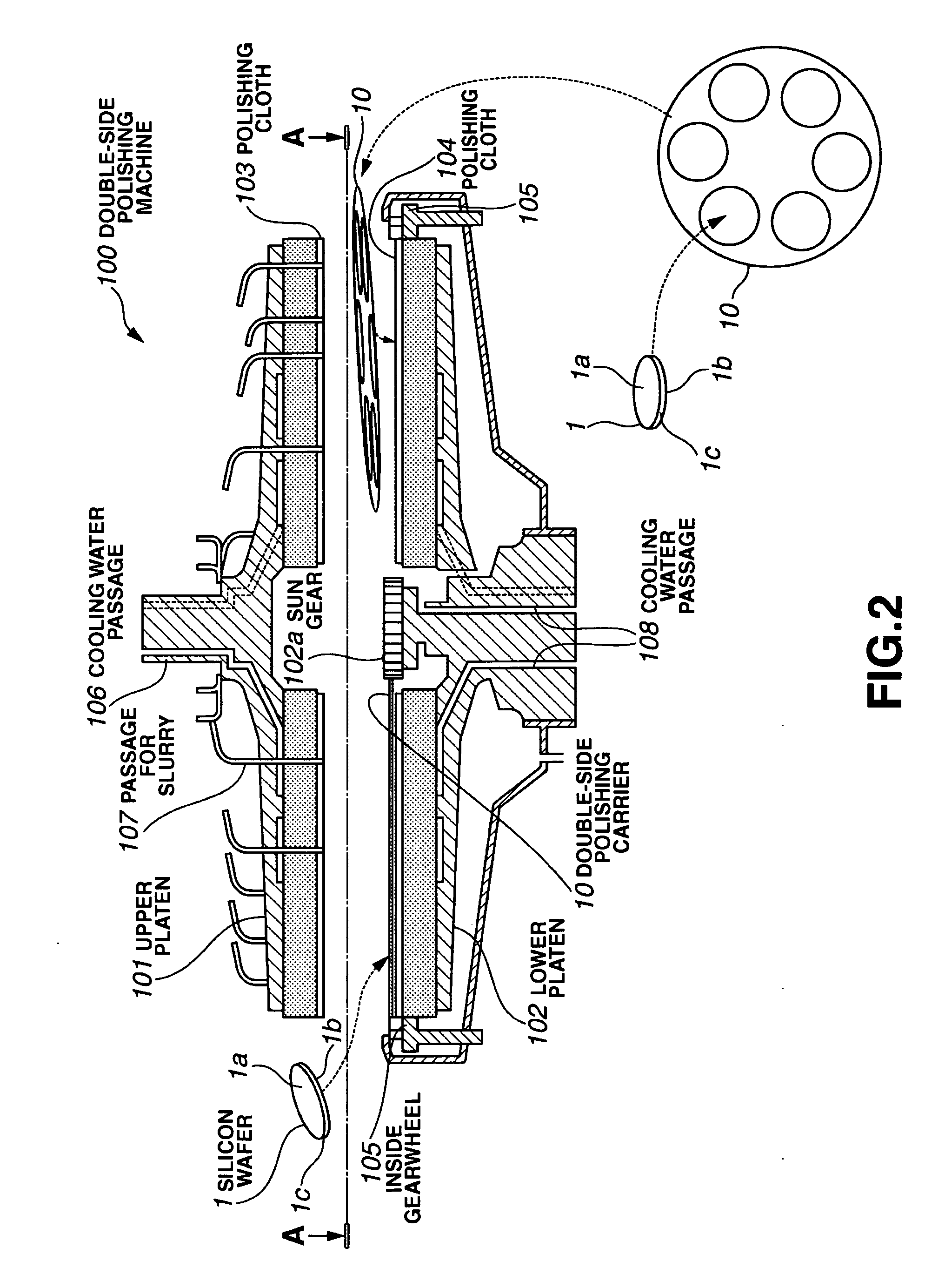 Double-side polishing carrier and fabrication method thereof