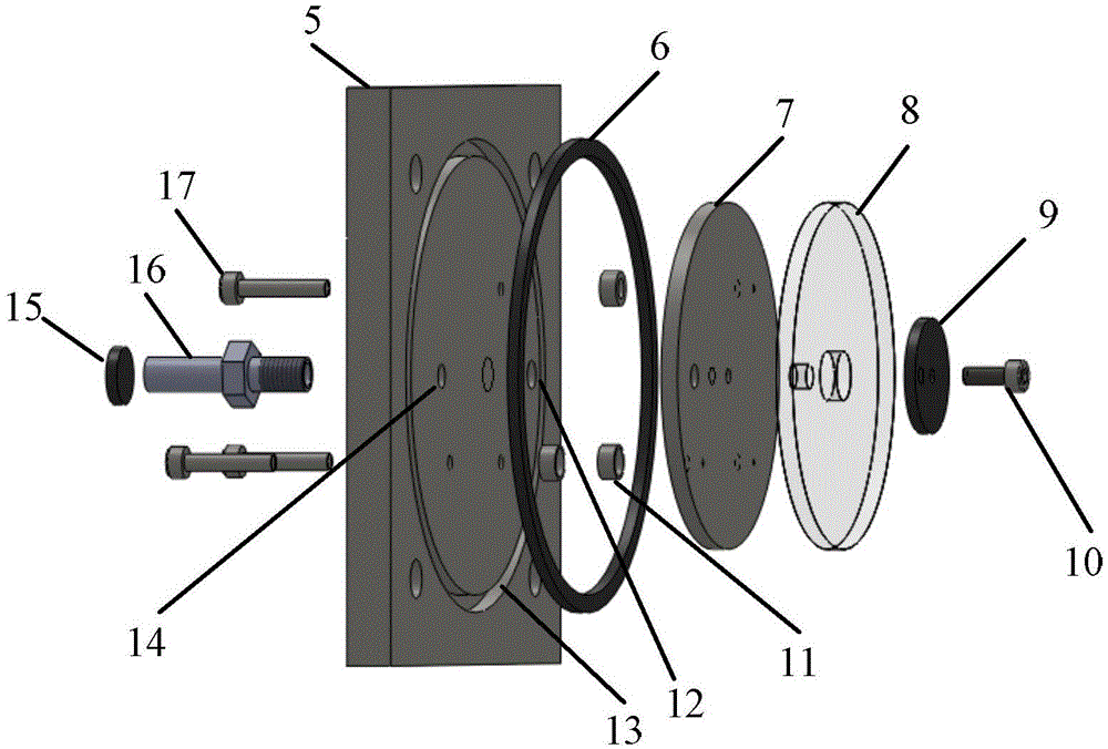 Long-path optical absorption cell adjustable in optical path