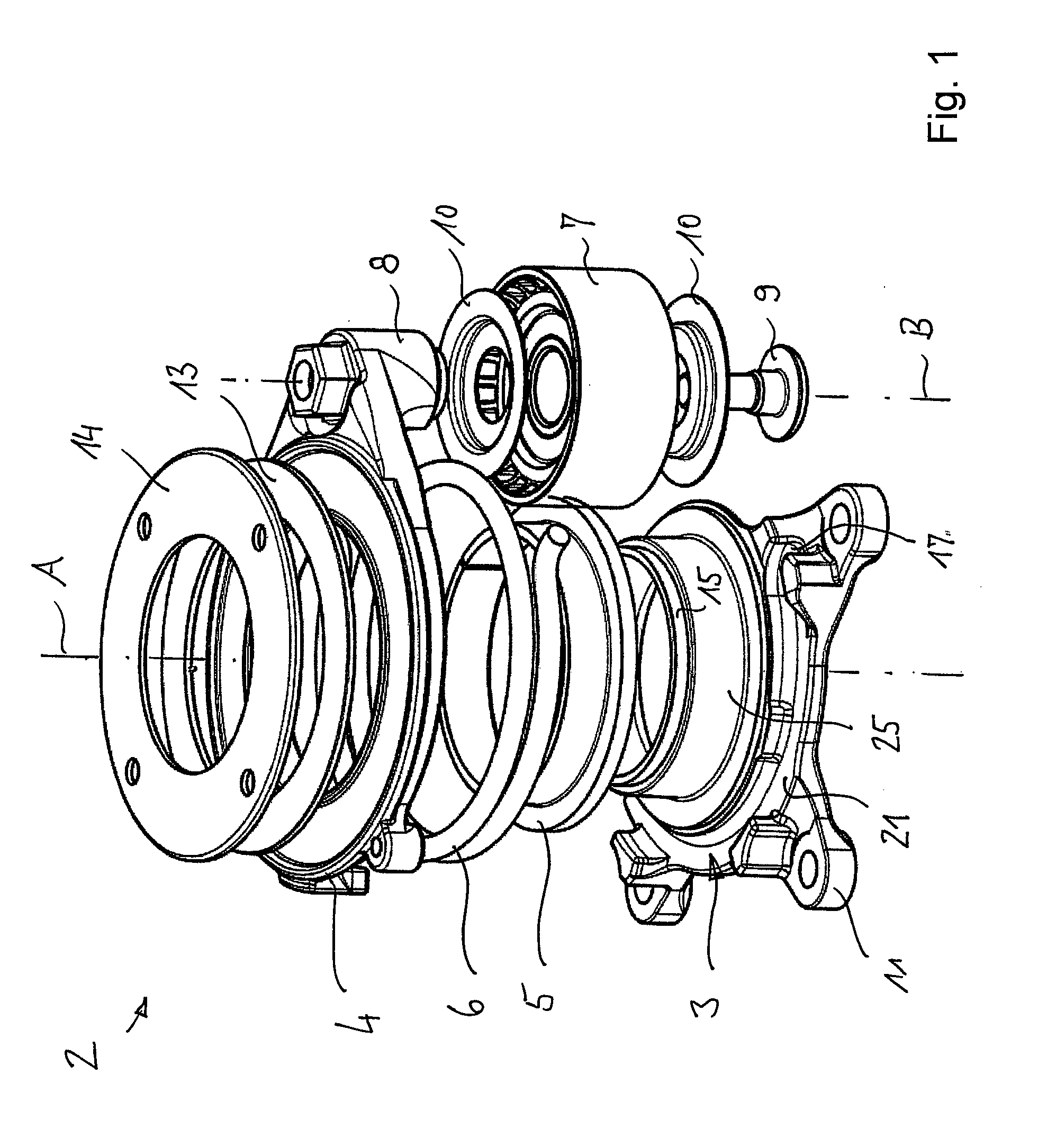 Belt Tensioning Device For A Belt Drive And Apparatus With A Belt Tensioning Device