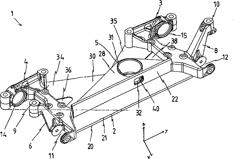 Front axle bracket for a motor vehicle and method for the production thereof