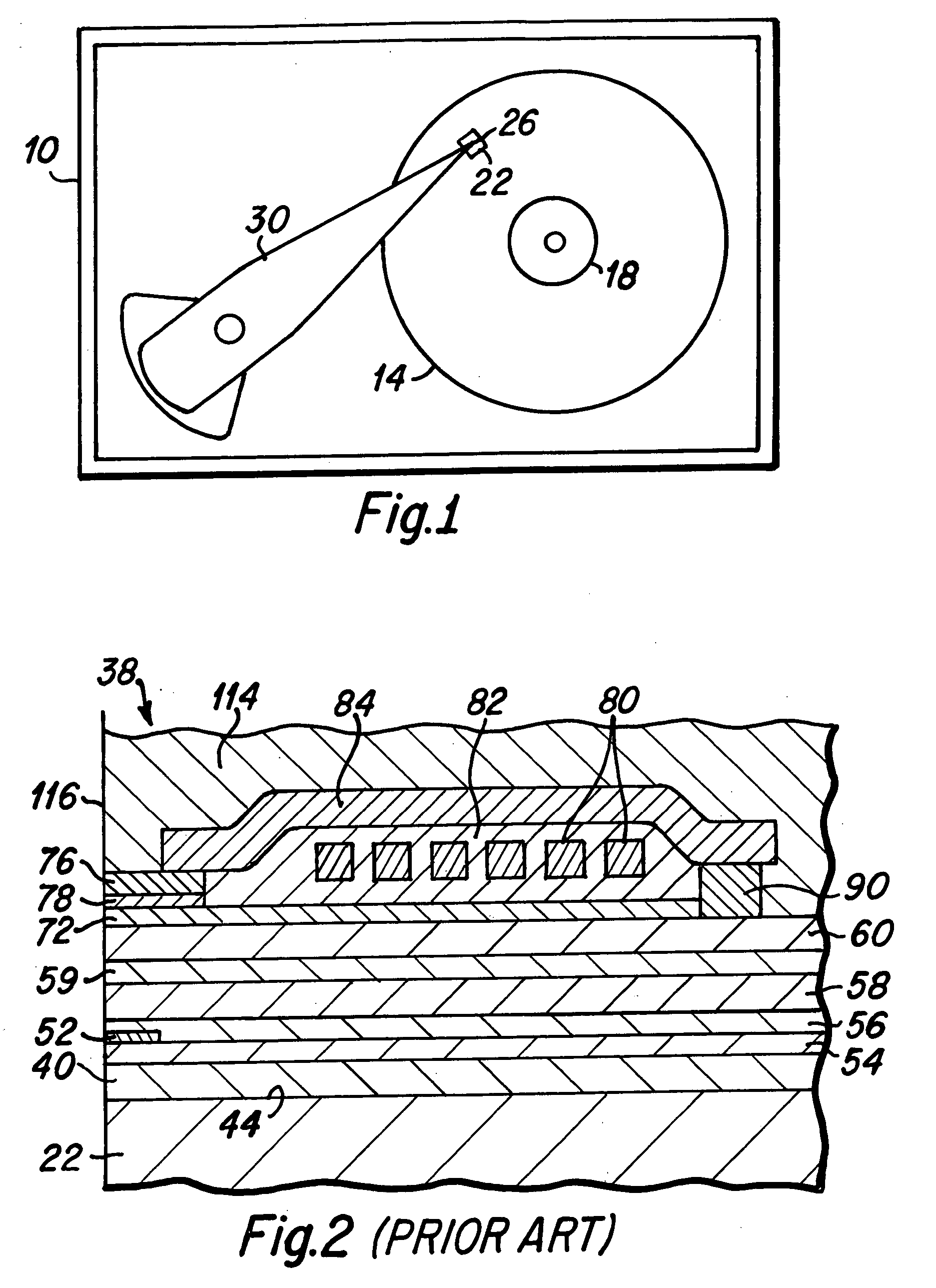 Inductive magnetic head with non-magnetic seed layer gap structure and method for the fabrication thereof