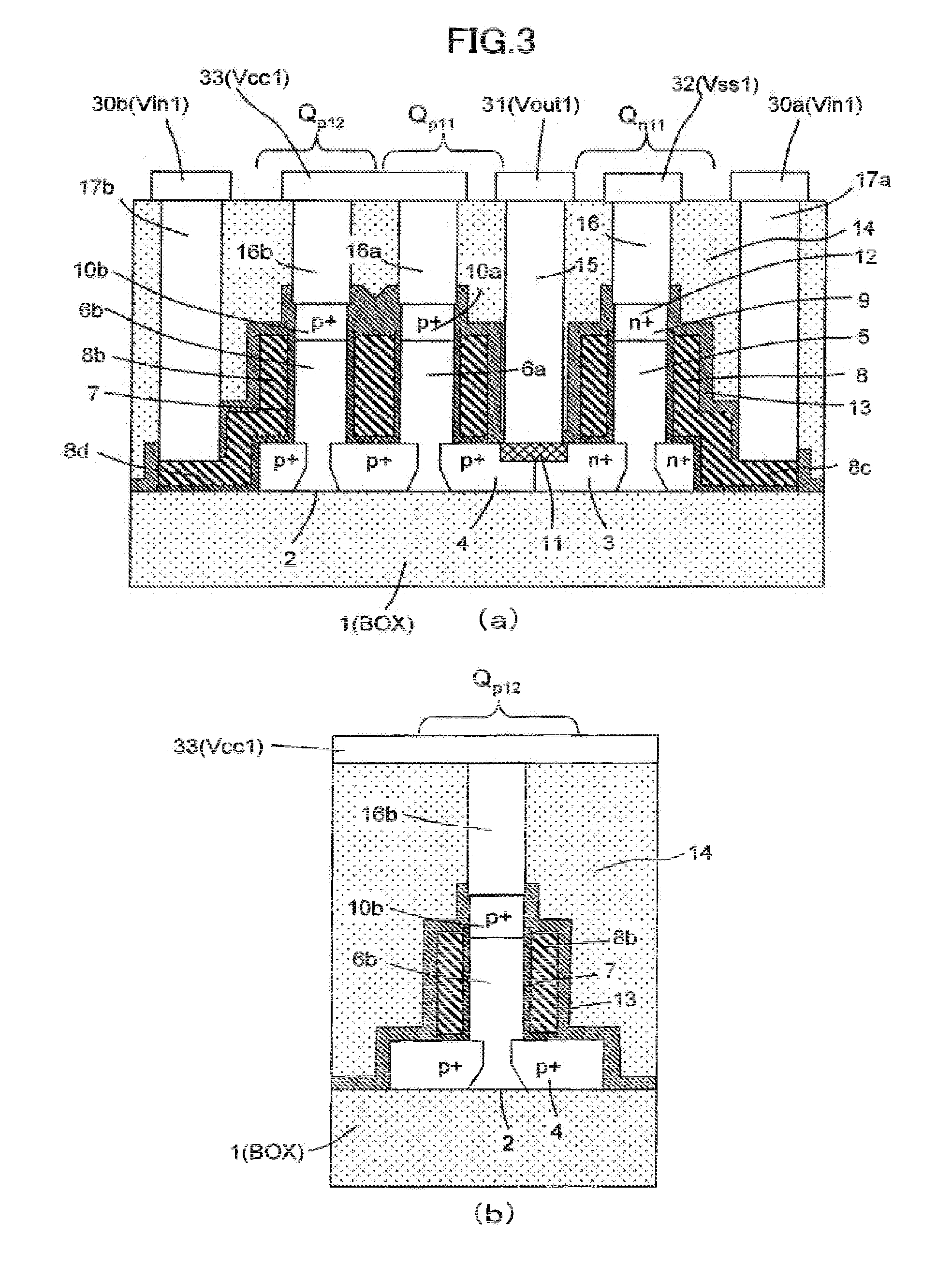 Semiconductor device and production method therefor