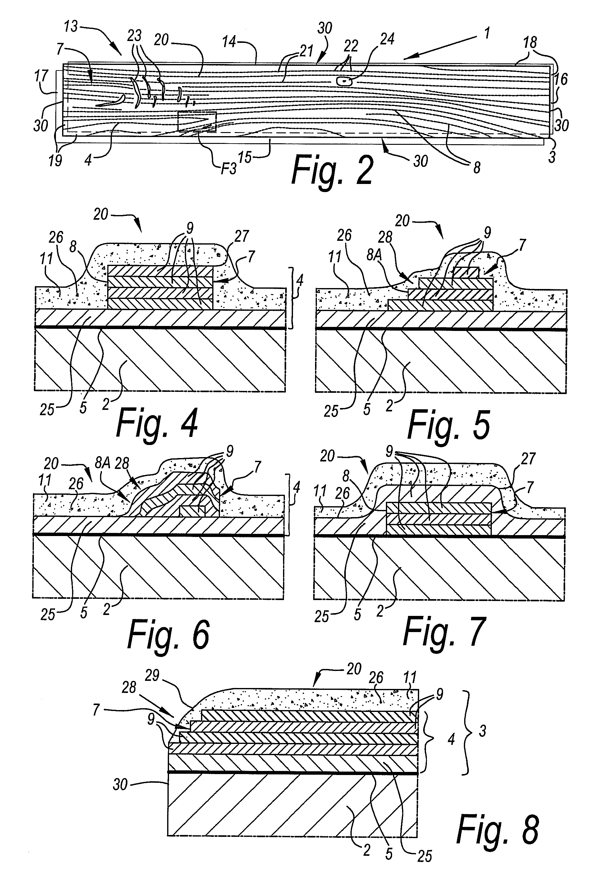 Method for manufacturing coated panels and coated panel