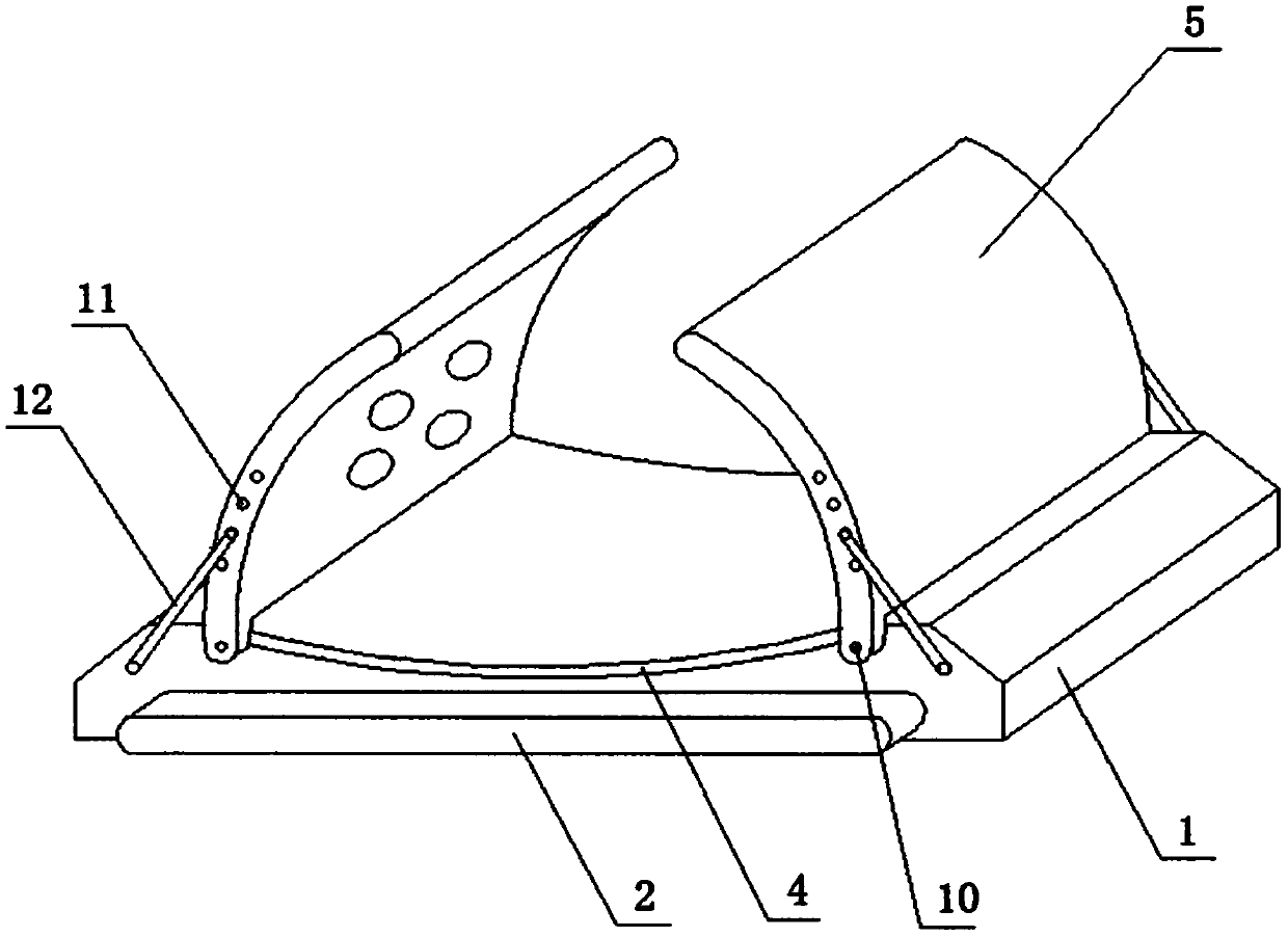 Head fixing device used for surgical nursing