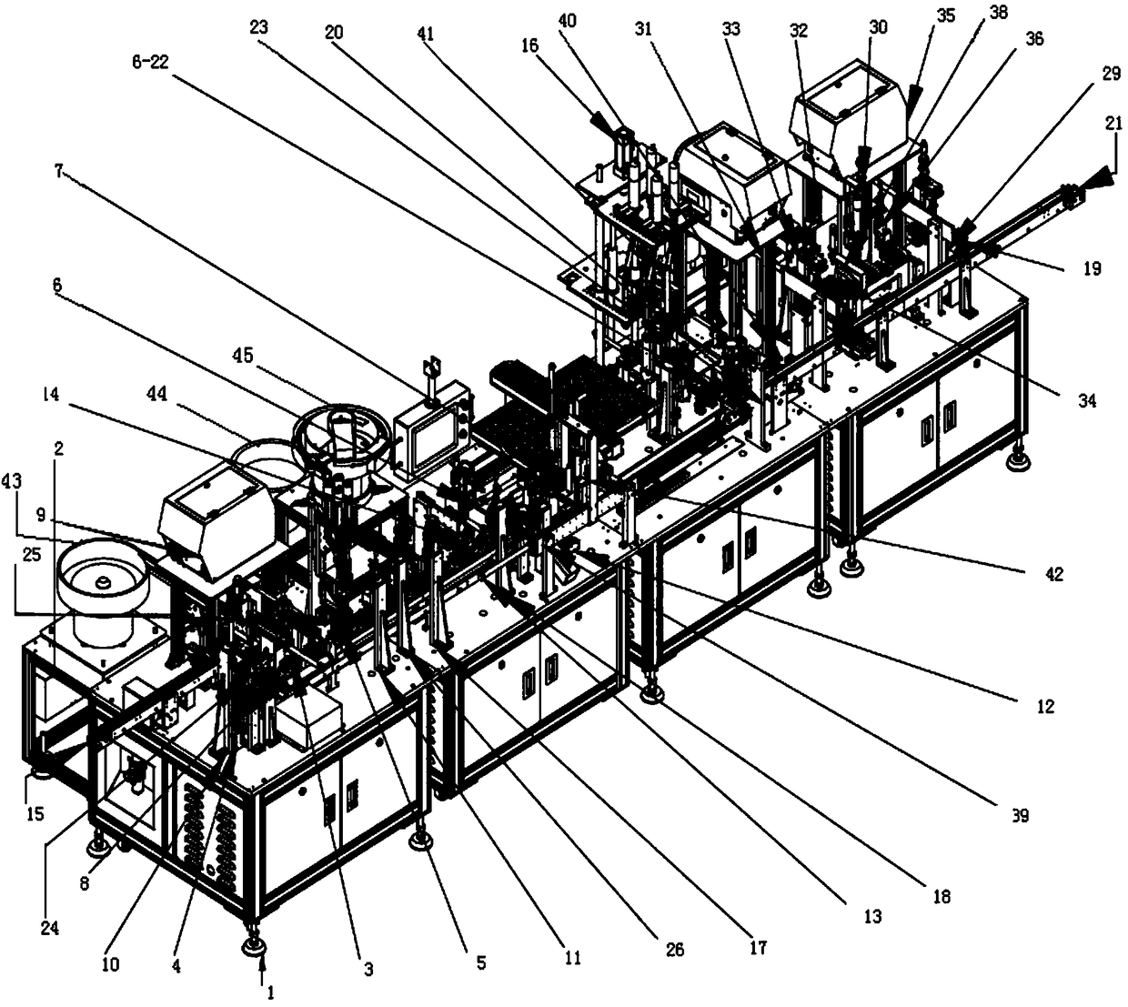 Automatic assembly equipment for pressure stabilizing valve