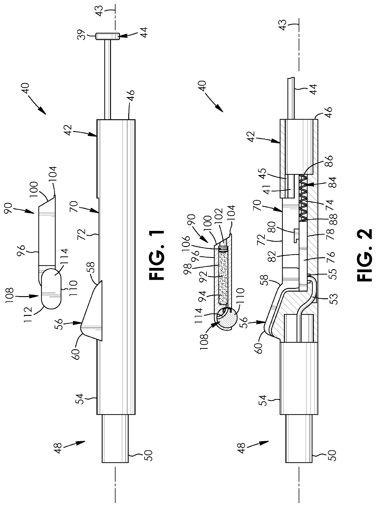 Medicament injector and interchangeable cartridges therefor