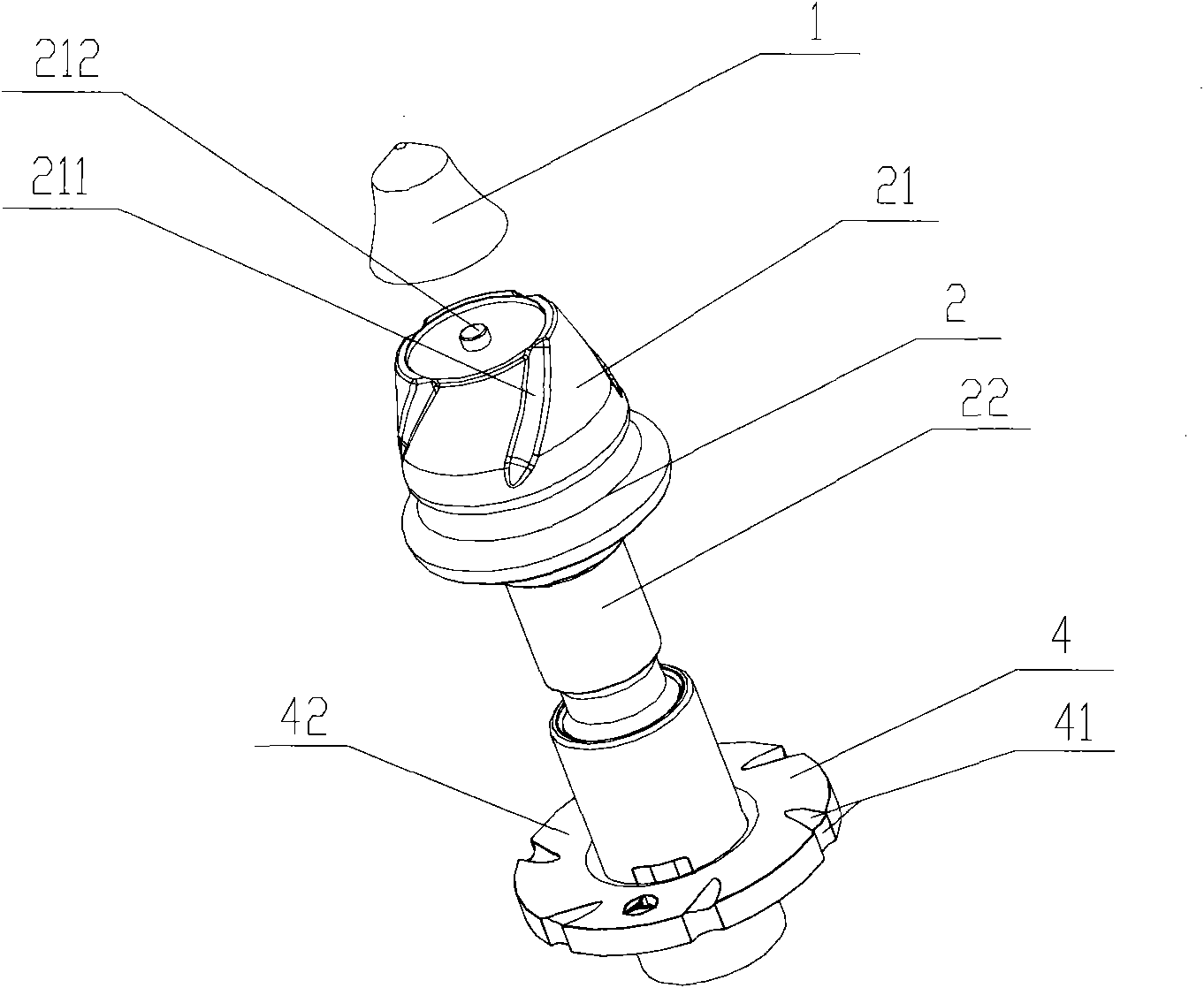 Milling mechanism and cutter thereof