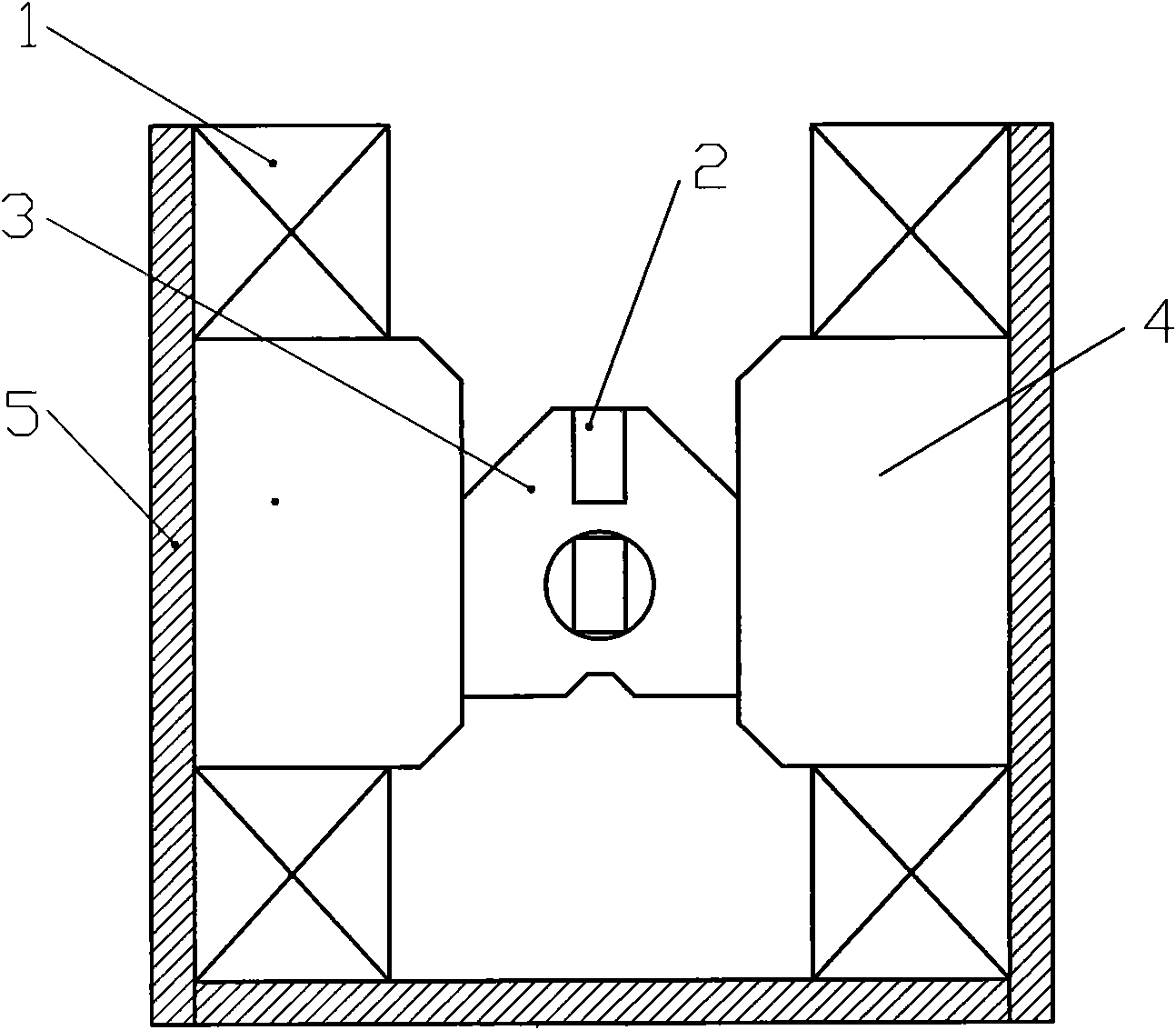 Method for magnetizing magnetic component of permanent magnetic crane