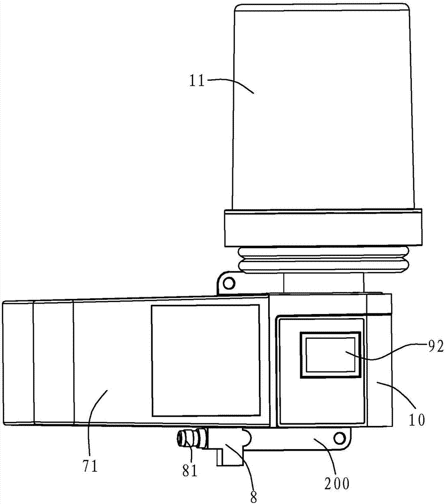 Automatic gear grease lubrication pump