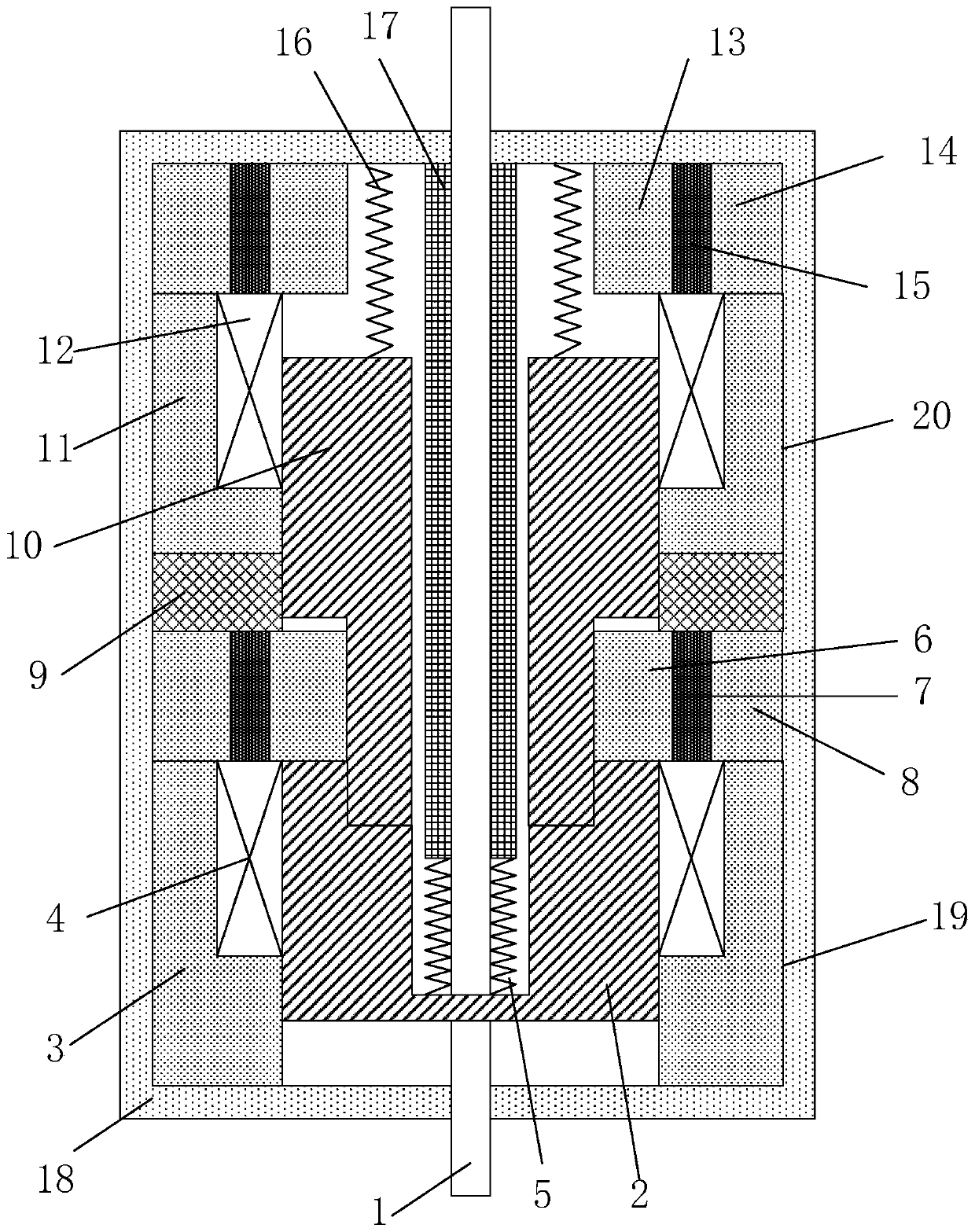 Double monostable combined permanent magnet operating mechanism and method capable of realizing short-term closing