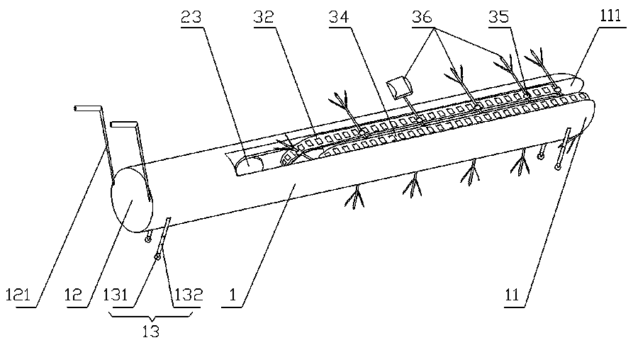 Culvert clearing device for irrigation canal