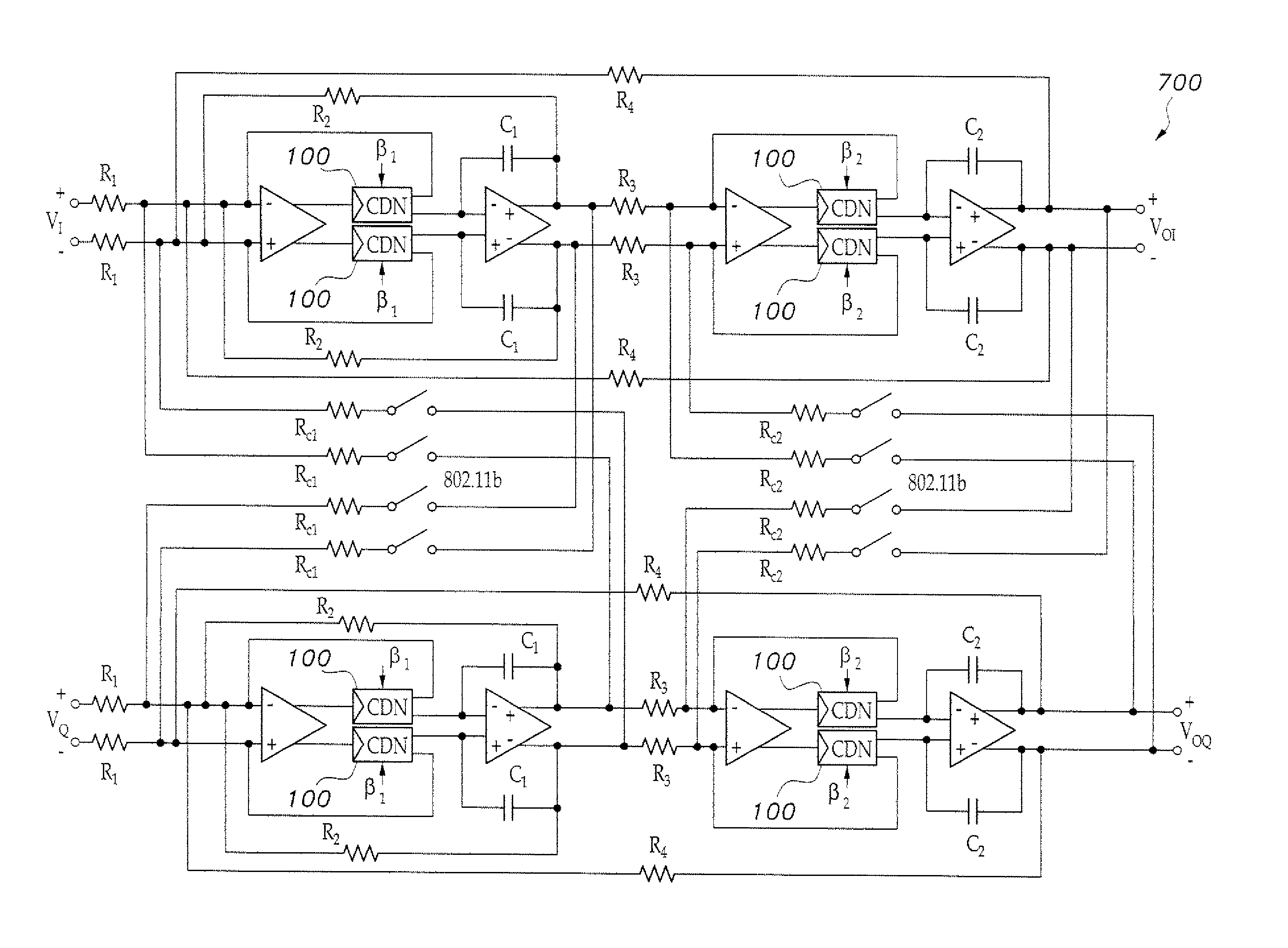 Digitally programmable active-RC filter