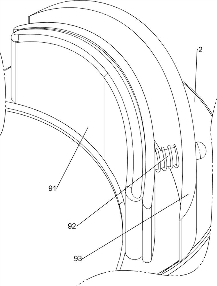 New energy automobile charging device capable of being automatically separated