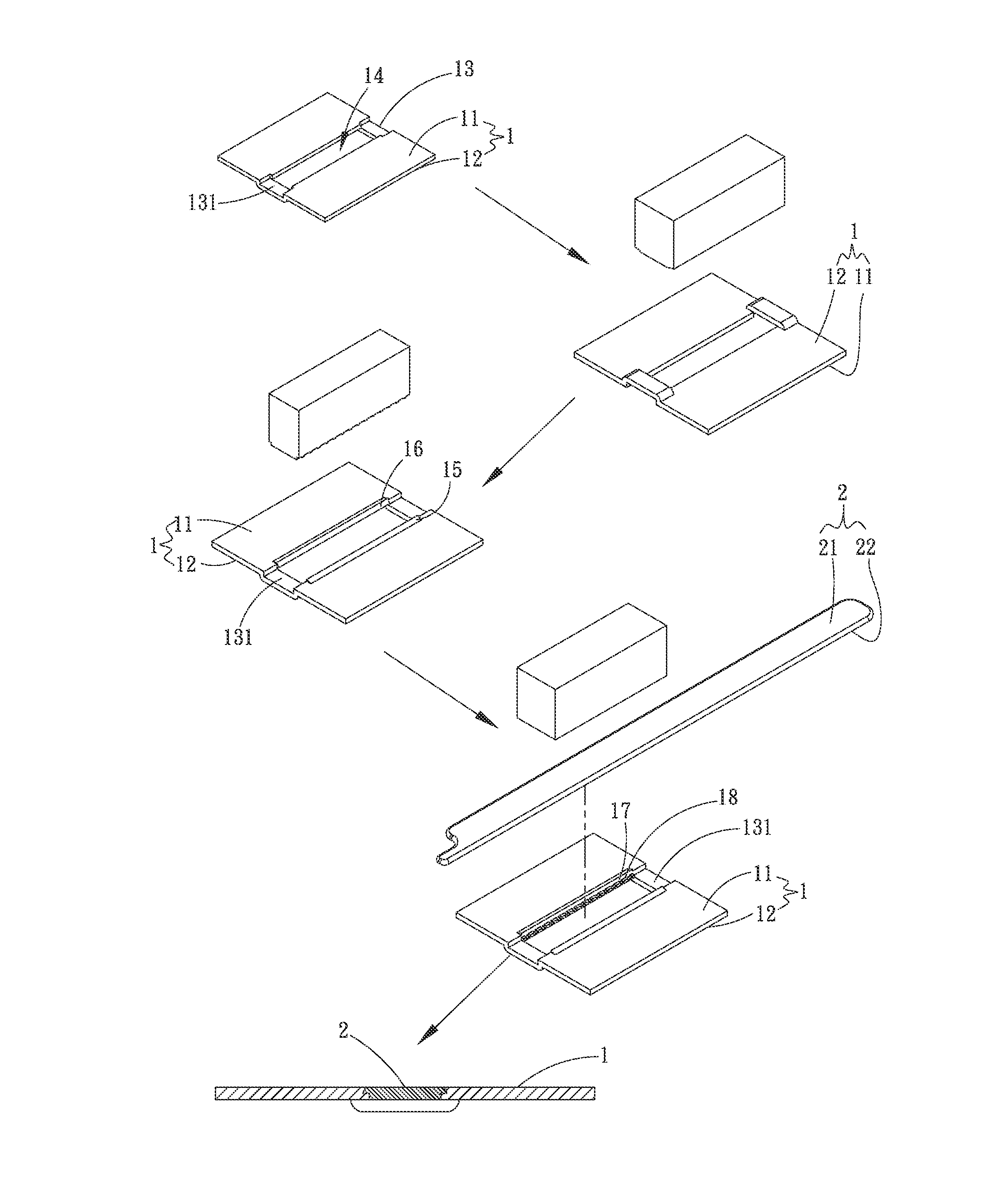 Method of manufacturing thermal module with enhanced assembling structure