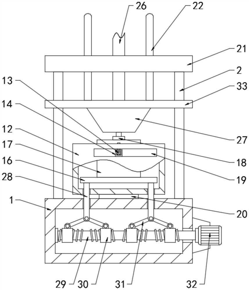 Rapid clamping and casting mechanism applied to field of casting