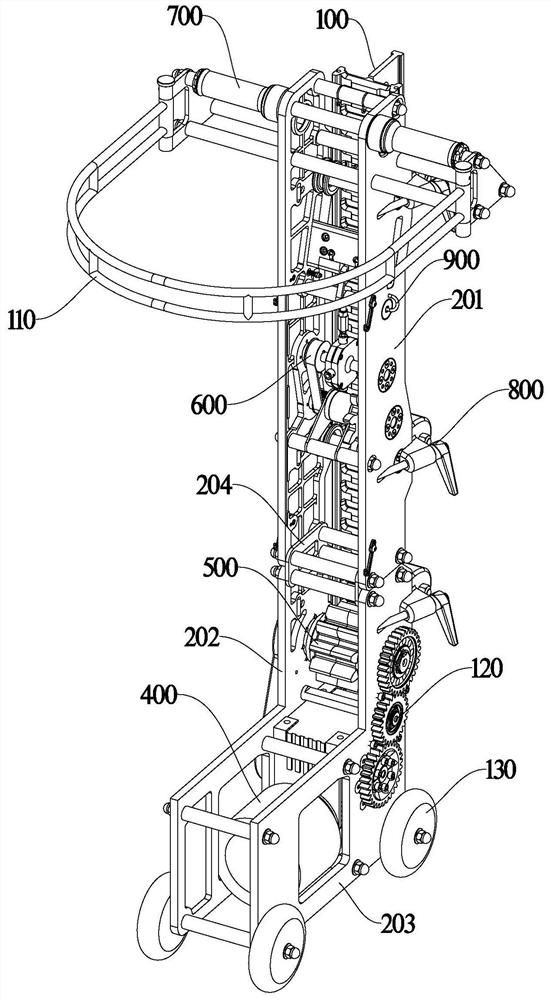 Roller assembly of lifting device