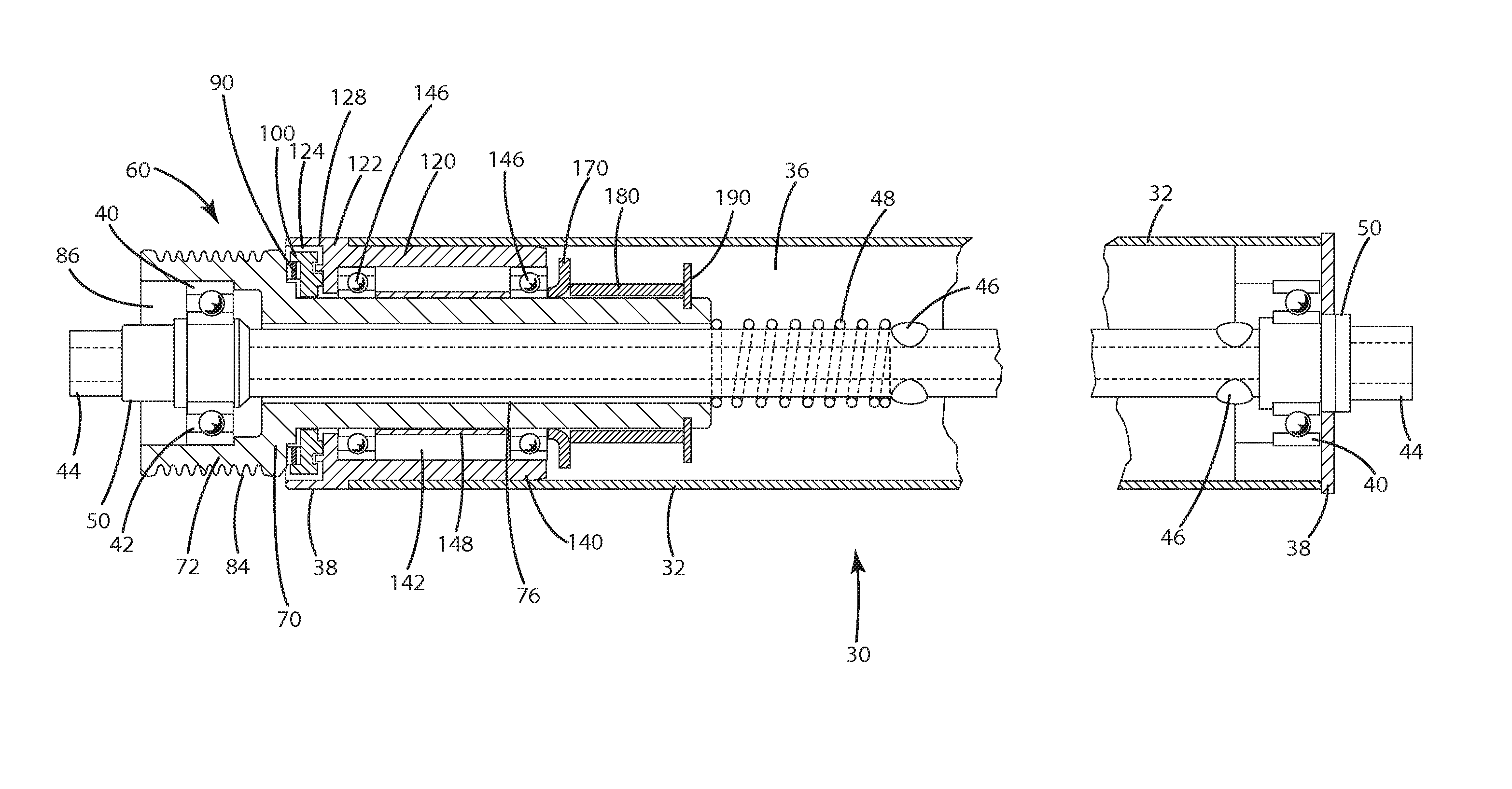 Conveyor roller with integral clutch