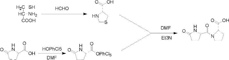 Method for synthesizing pidotimod