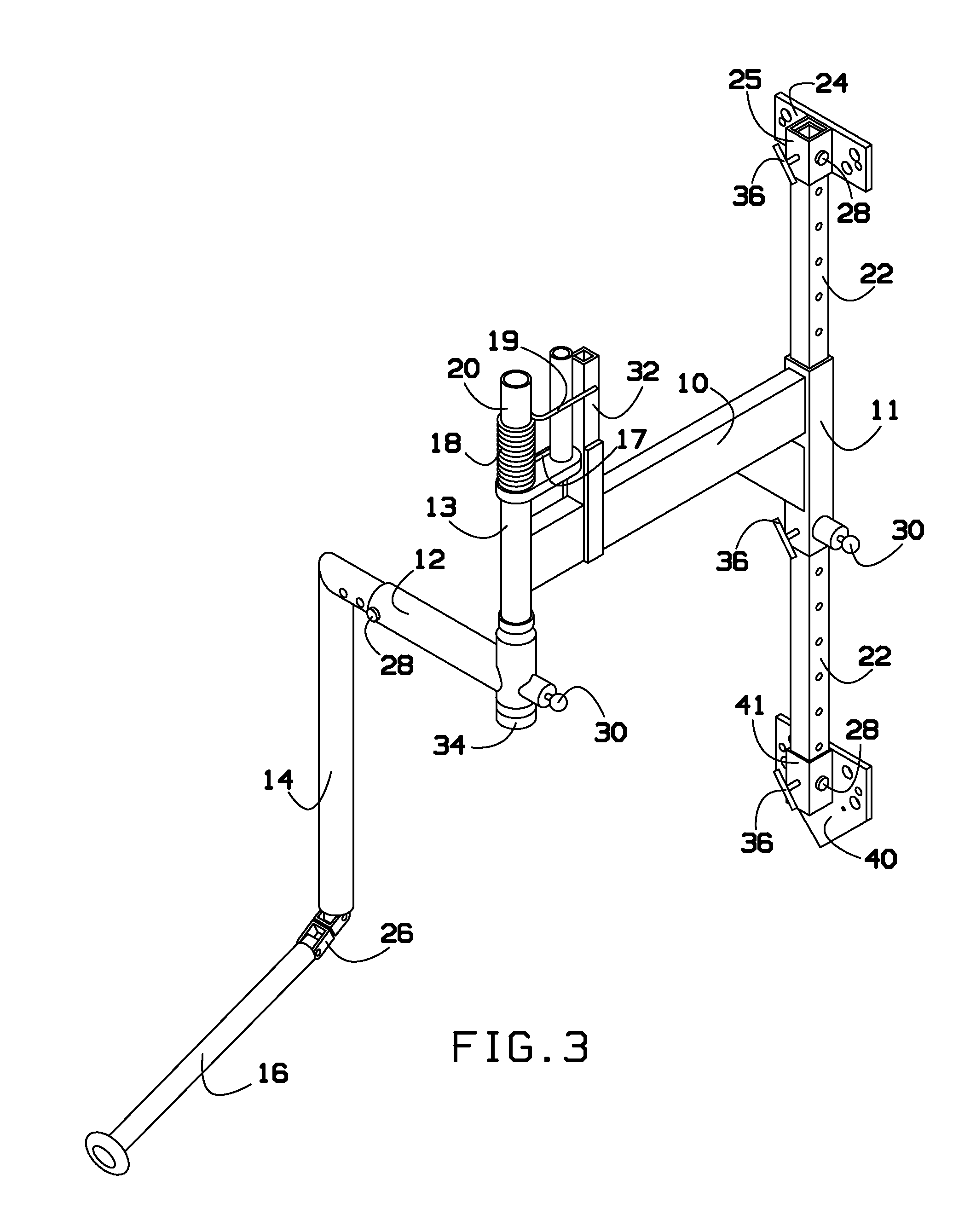 Bat swing training machine