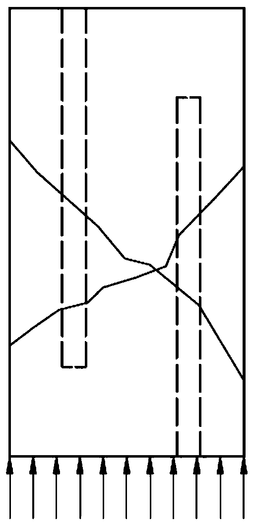 Loading path method for measuring water rock coupling weakening effect of test piece of jointed rock mass