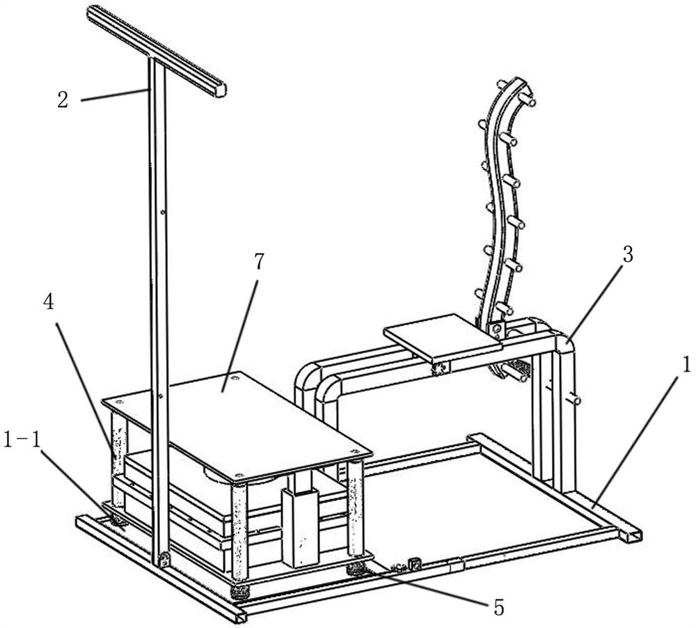 Home-use high jump health-care exercise machine based on vibration assistance