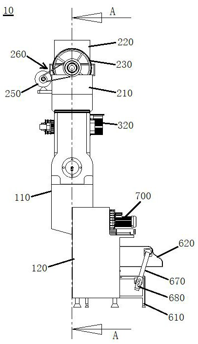 Grading type peanut shell breaking machine with screening function