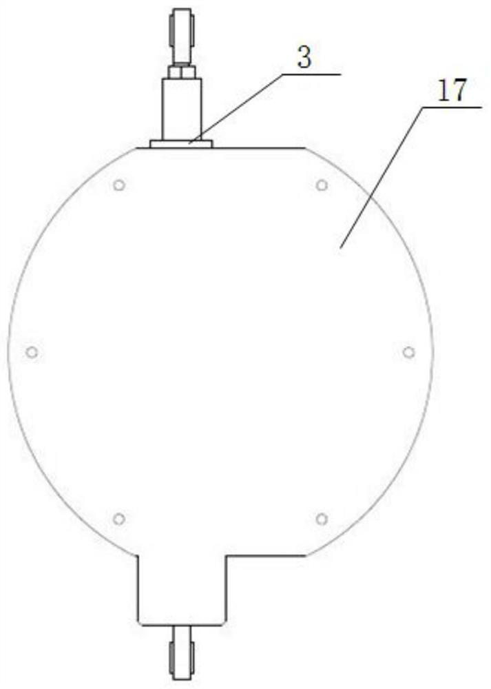 Eddy current damper of rotating mechanism