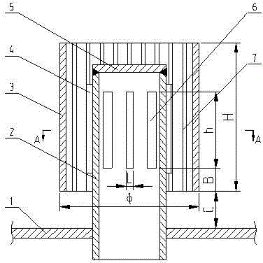 Straight cylinder-shaped flow baffling type demister