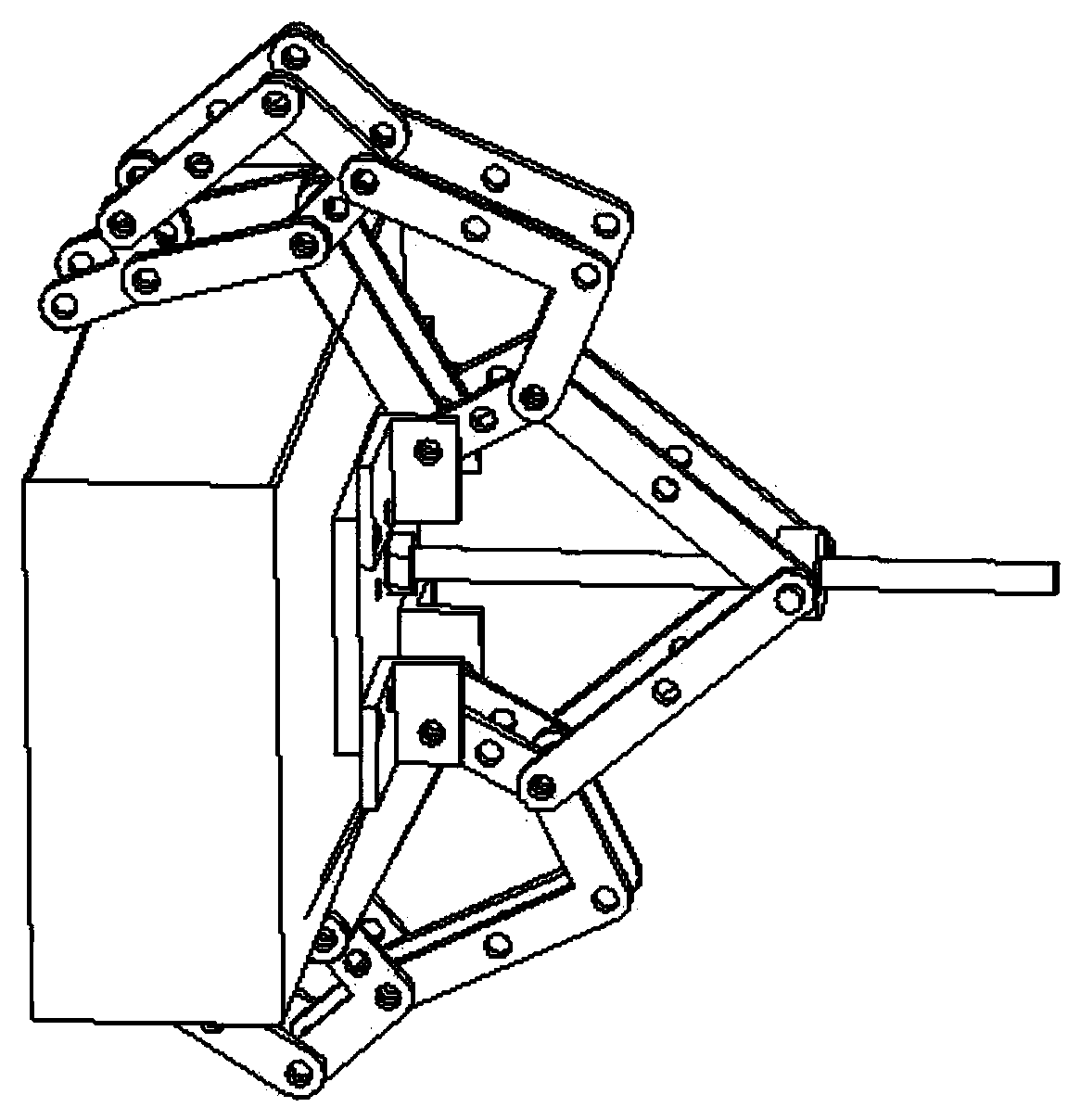 Under-actuated self-adaptive mechanical arm